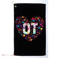 Ot Occupational Therapy Heart Occupational Therapist Golf Towel thumb 0