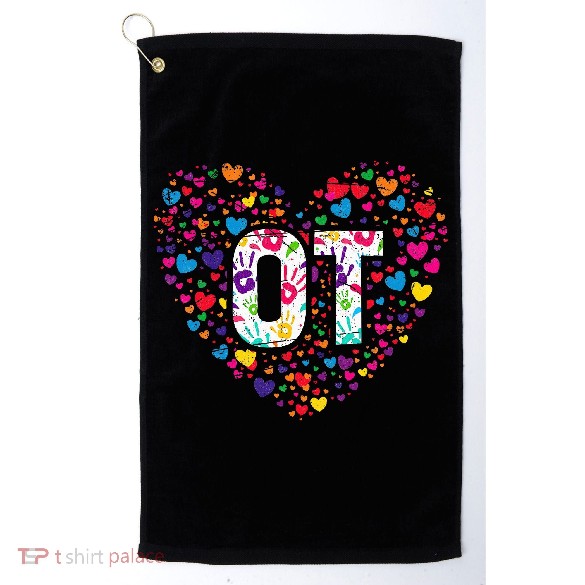 Ot Occupational Therapy Heart Occupational Therapist Golf Towel