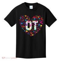 Ot Occupational Therapy Heart Occupational Therapist Kids T-Shirt thumb 0