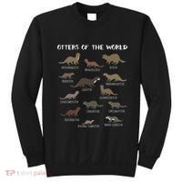 Otters Of The World Sea Otter Giant Otter Educational Gift Sweatshirt thumb 0