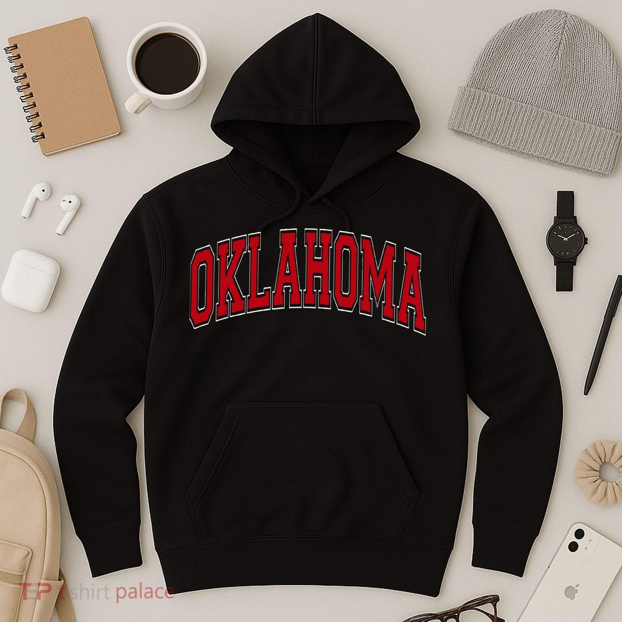 Oklahoma Ok Varsity Style Hoodie