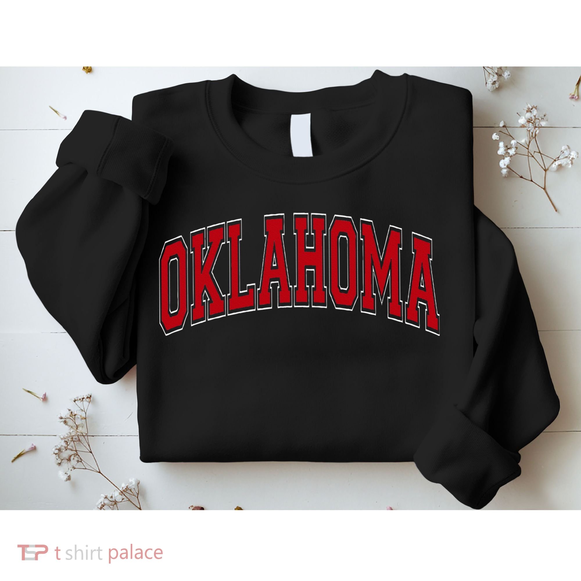 Oklahoma Ok Varsity Style Sweatshirt