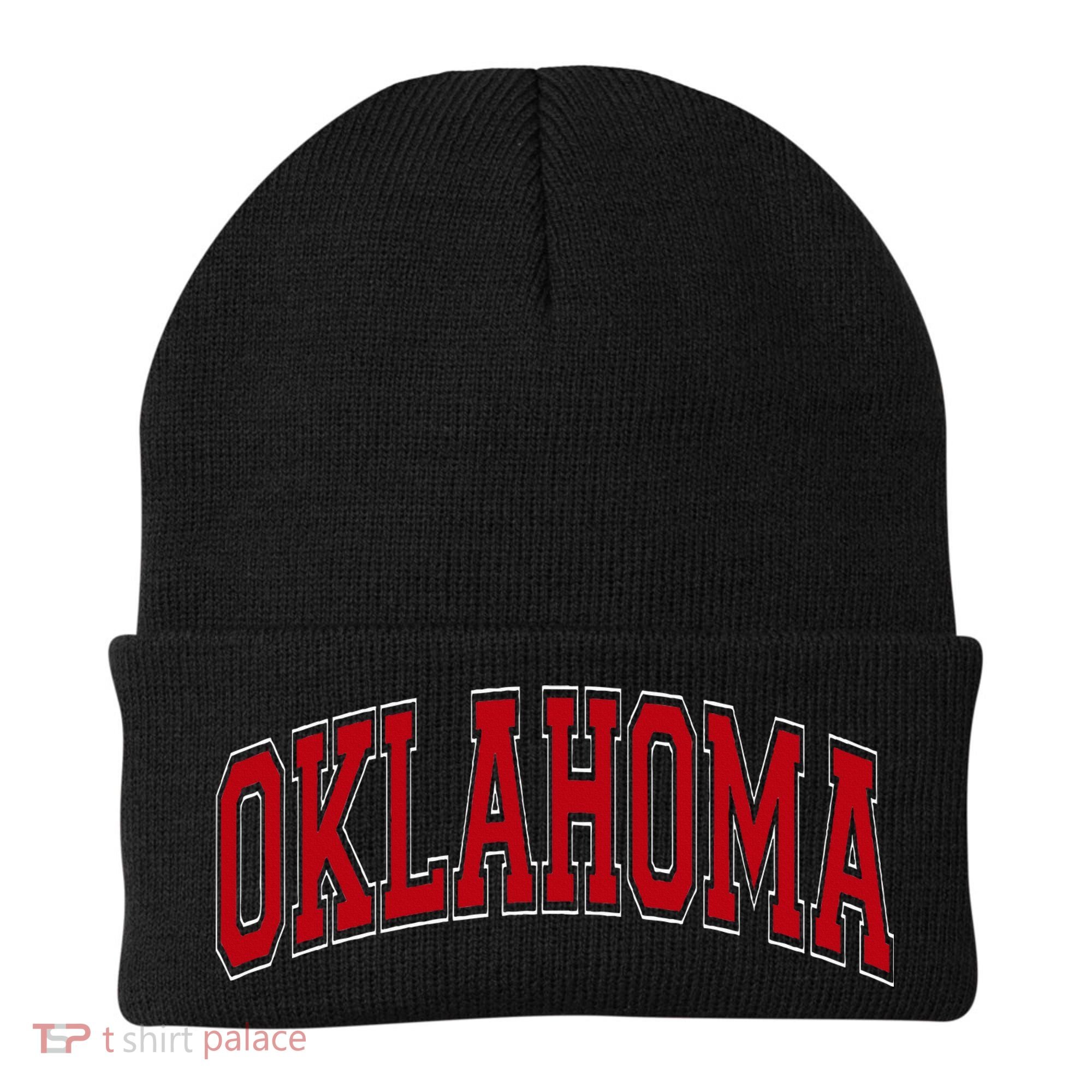 Oklahoma Ok Varsity Style Beanie