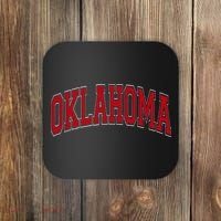 Oklahoma Ok Varsity Style Coaster thumb 0