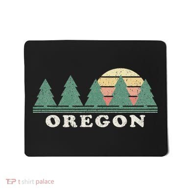 Oregon Or Vintage Graphic Retro 70s Design Mousepad