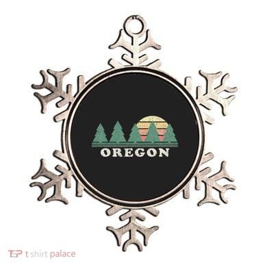 Oregon Or Vintage Graphic Retro 70s Design Ornament