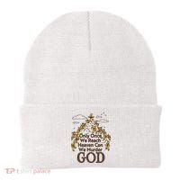 Only Once We Reach Heaven Can We Murder God By Renaissance Man Beanie thumb 0