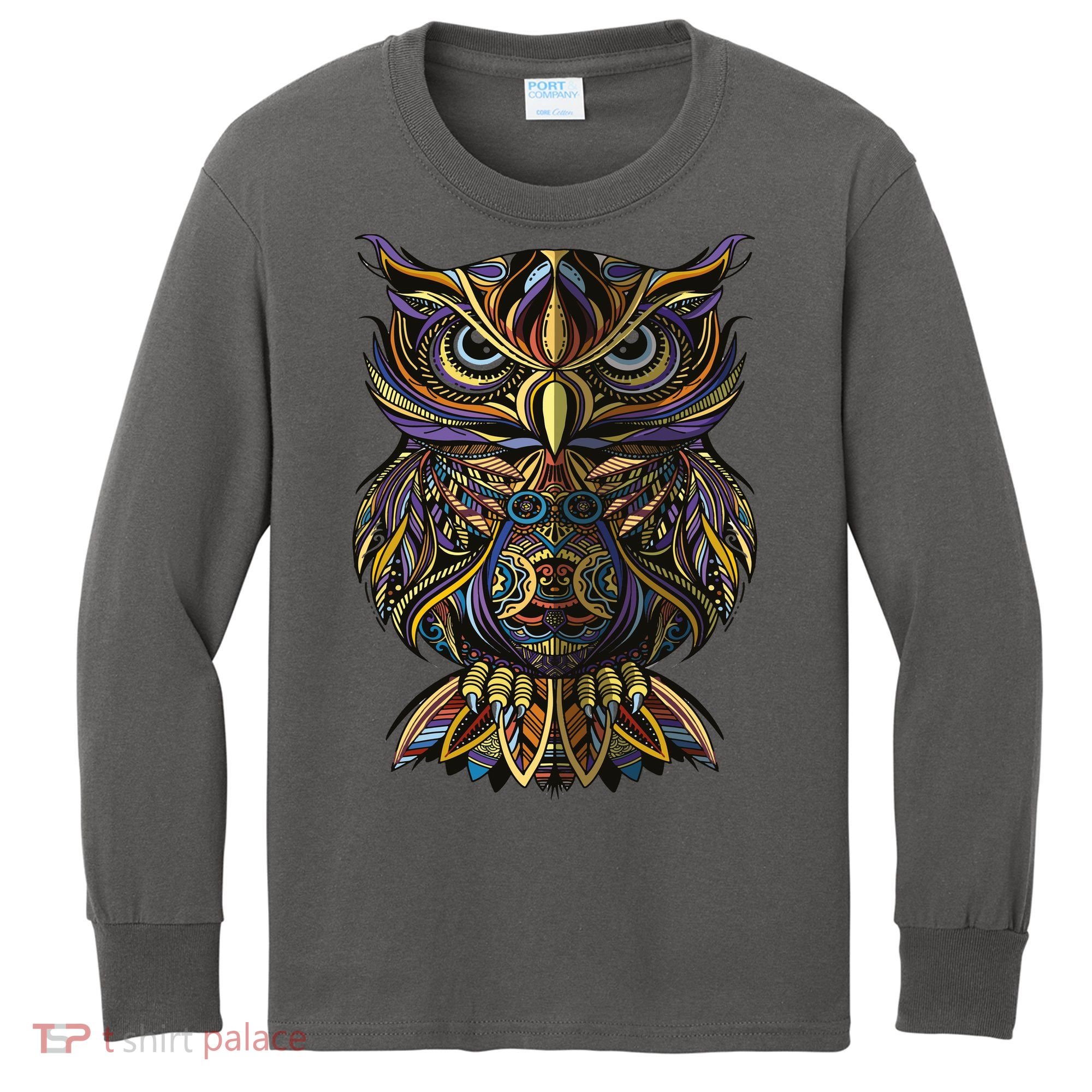 Owl Kids Long Sleeve Shirt