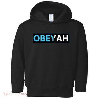 Obeyah Obey Yah God Christian Hebrew Roots Toddler Hoodie
