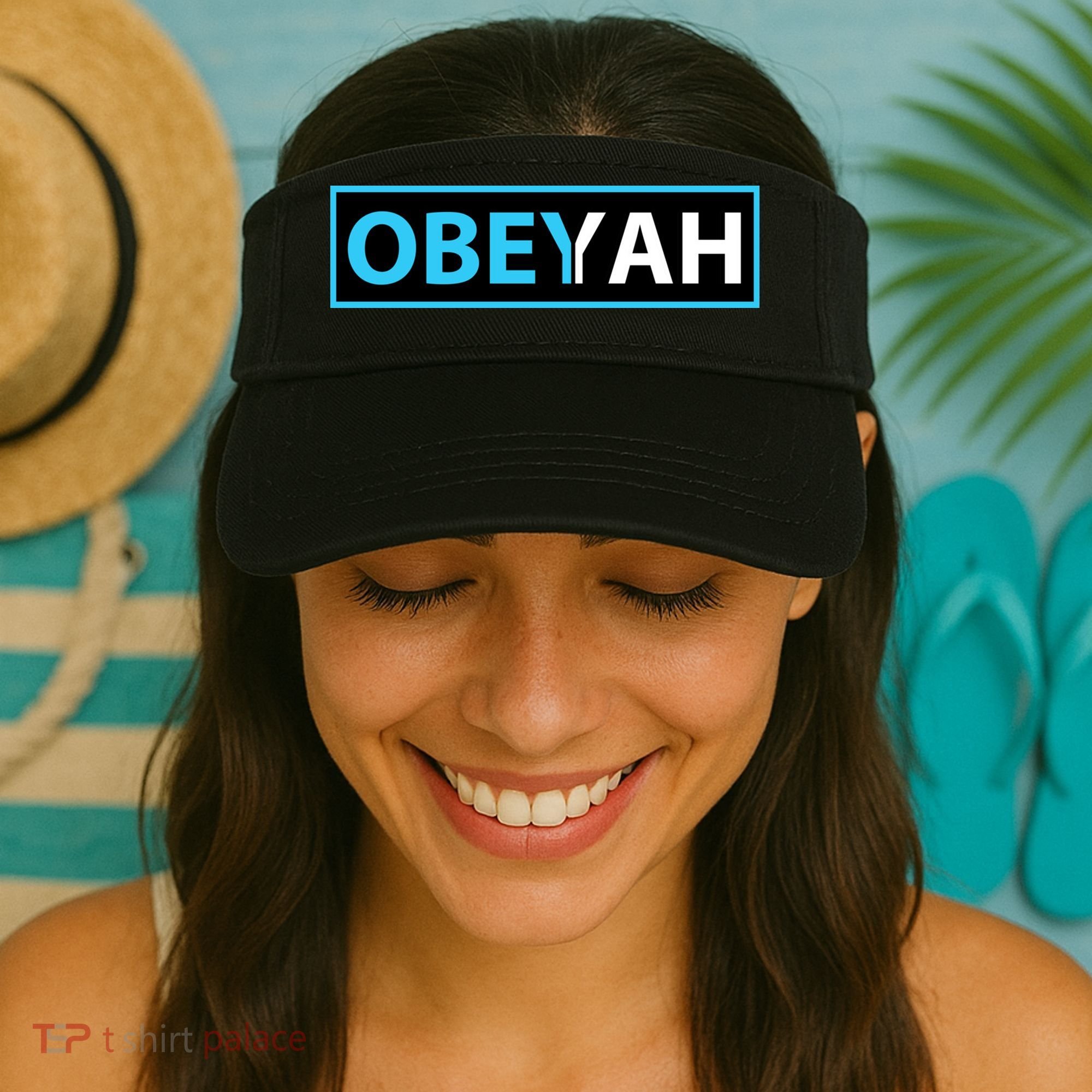 Obeyah Obey Yah God Christian Hebrew Roots Visor