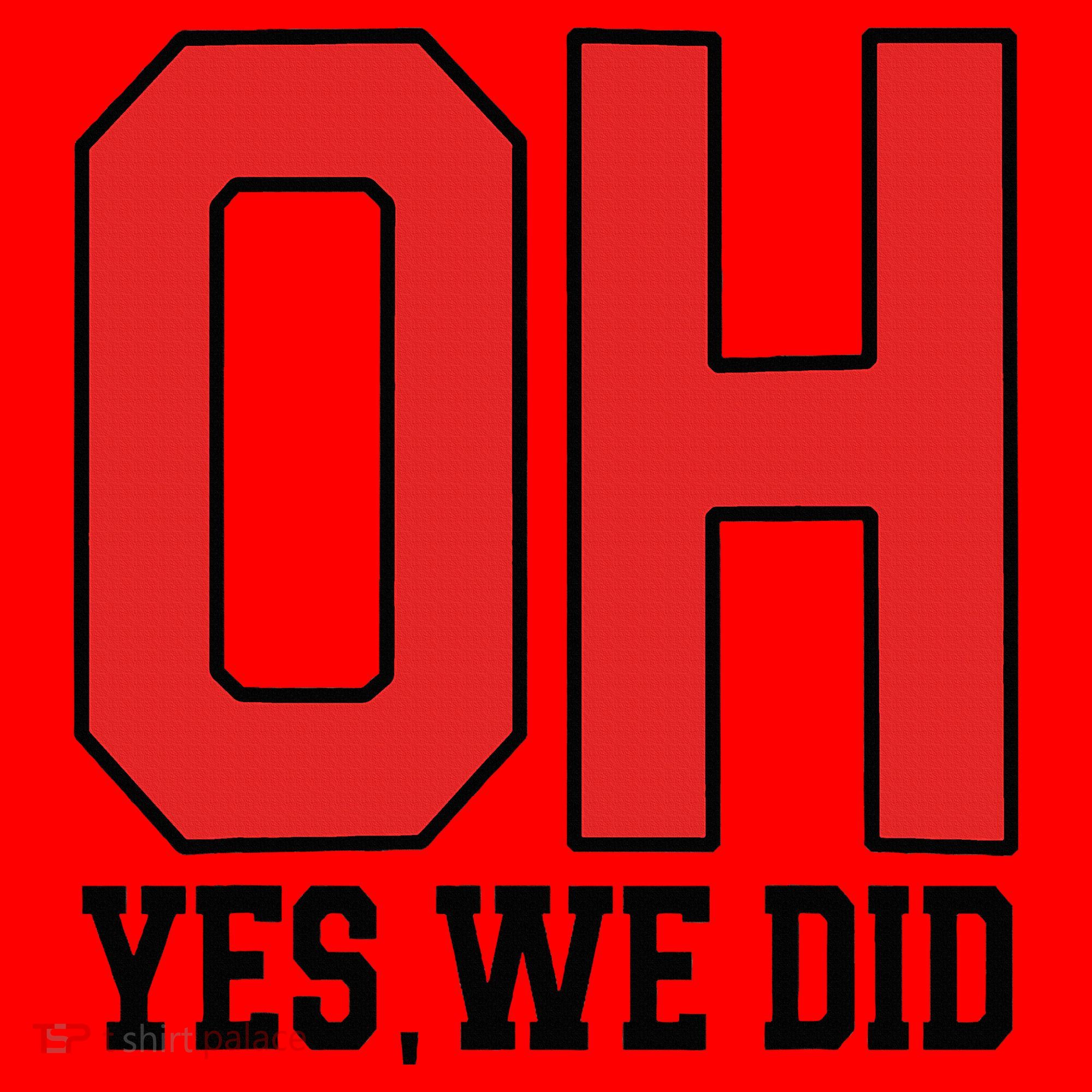 Ohio Oh Yes We Did Santa Hat