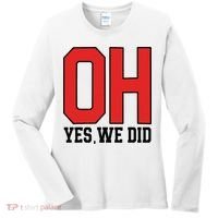 Ohio Oh Yes We Did Women's Long Sleeve Shirt thumb 0