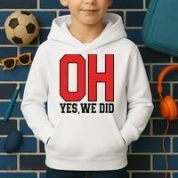Ohio Oh Yes We Did Kids Hoodie thumb 2