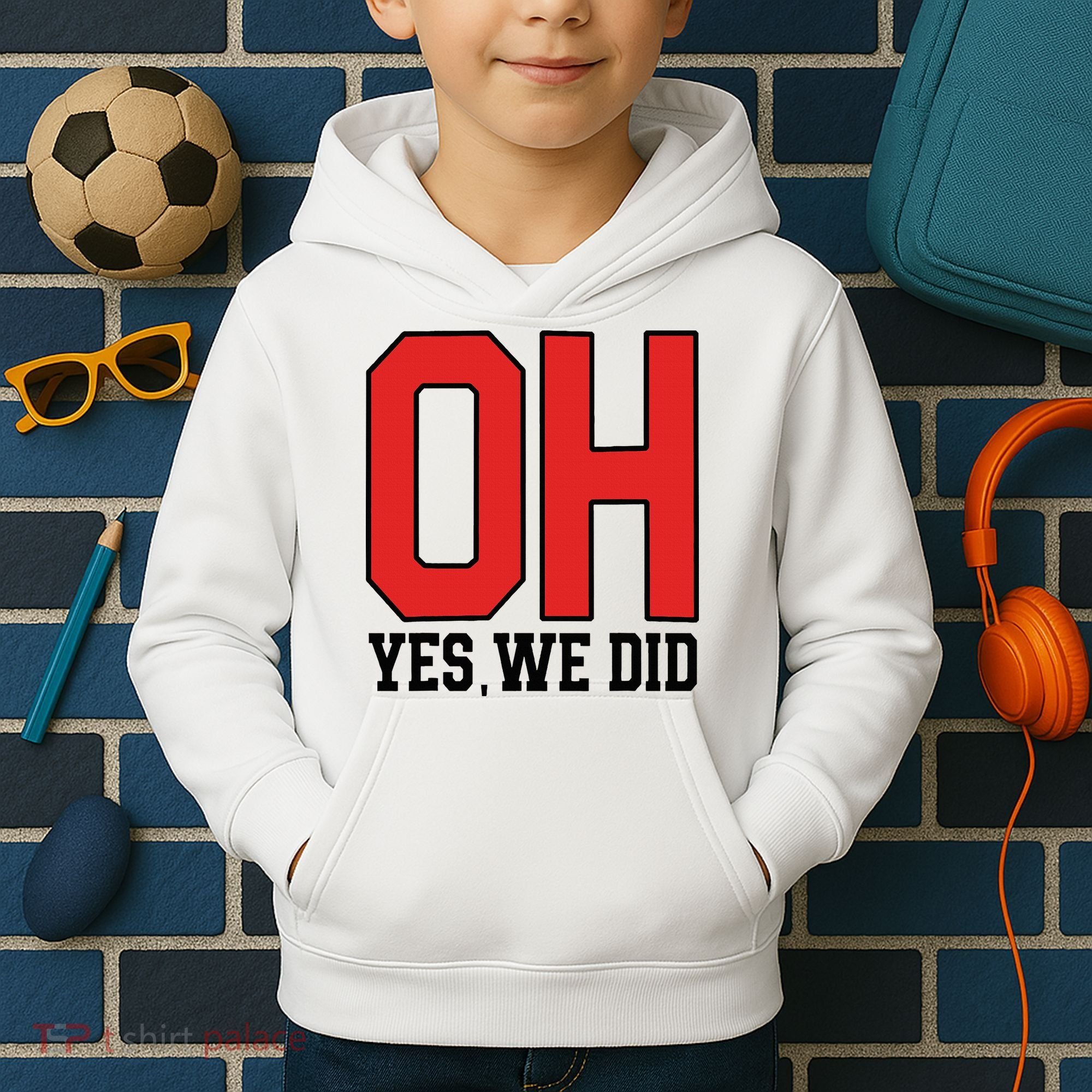 Ohio Oh Yes We Did Kids Hoodie