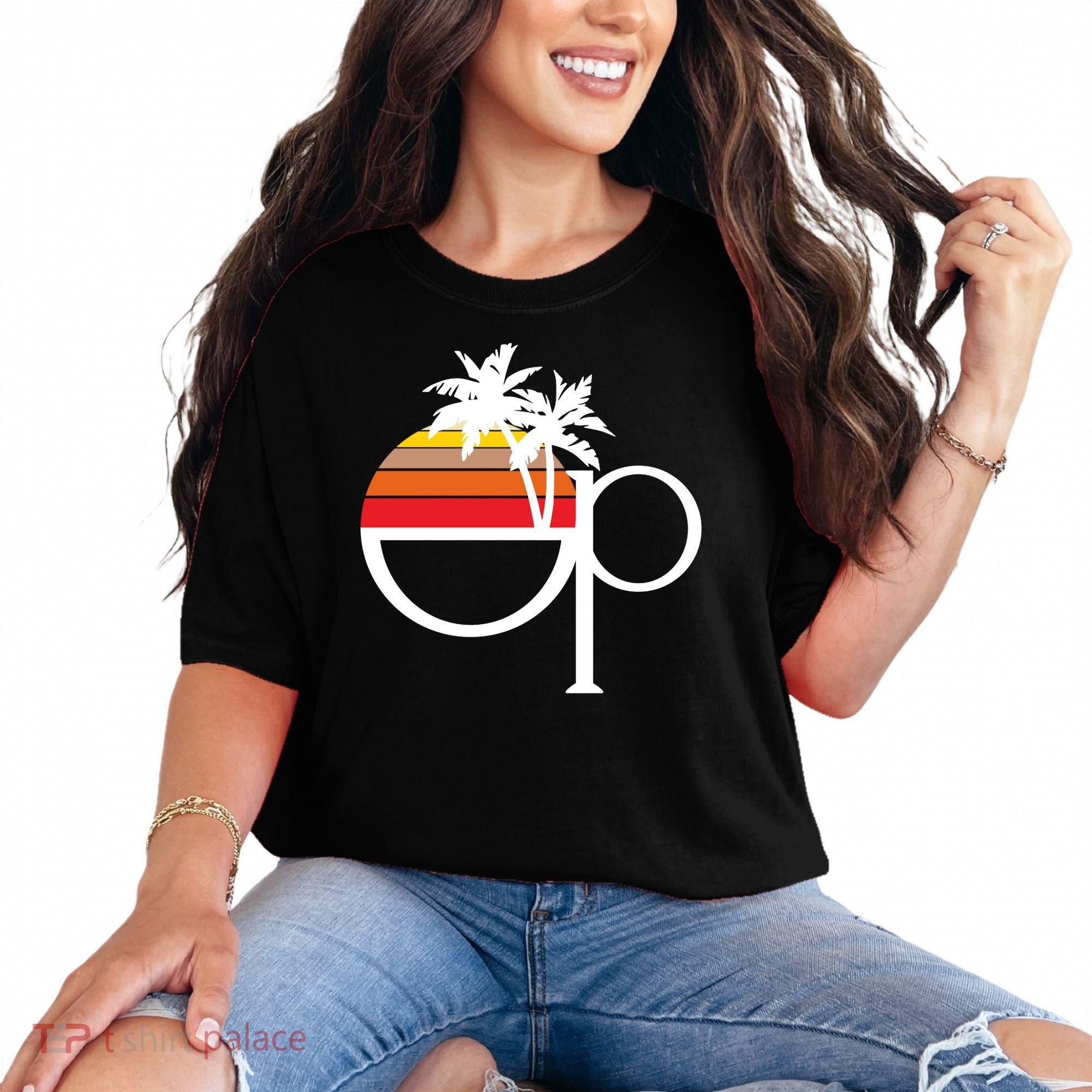 Ocean Pacific 80s Retro Sunset Comfort Colors T-Shirt