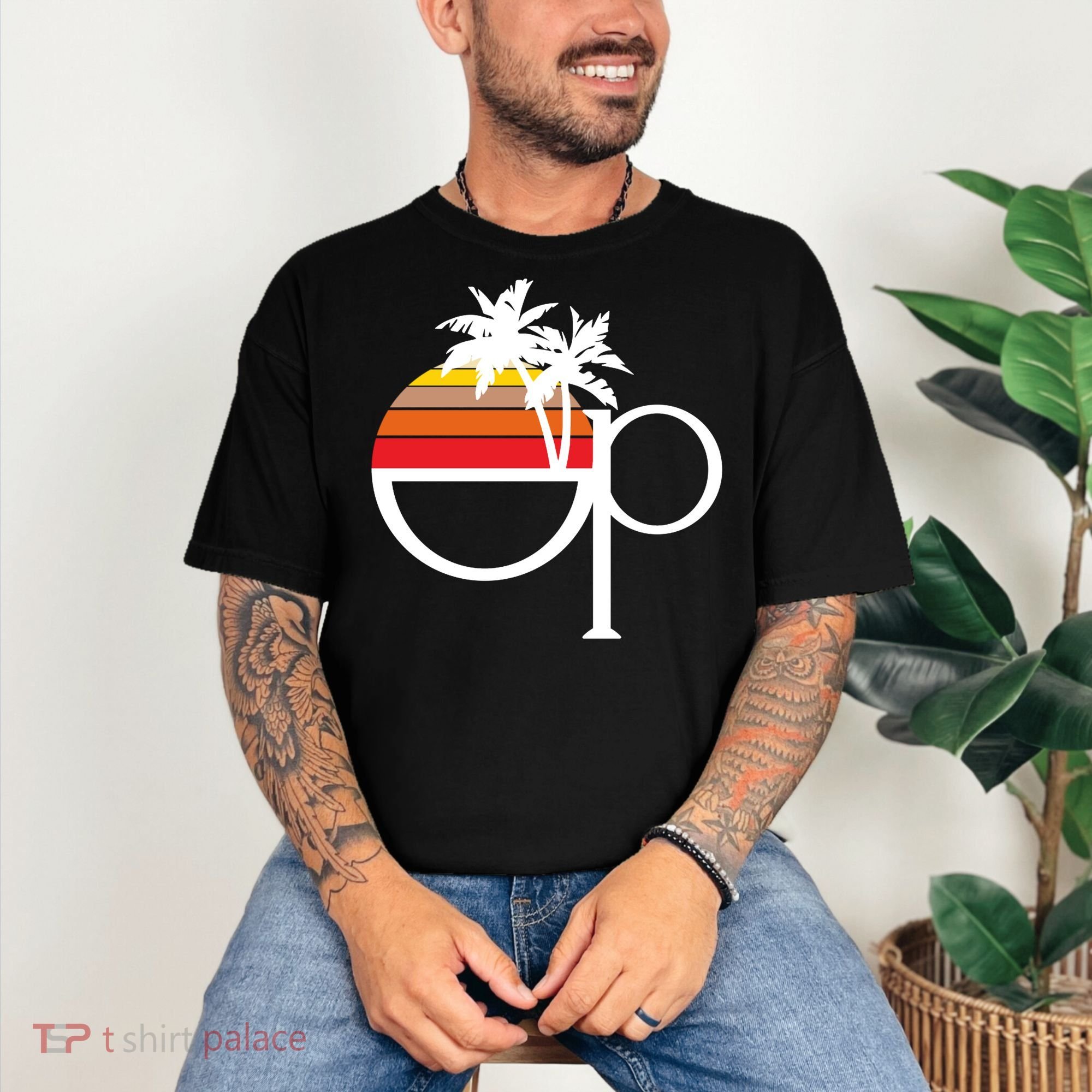 Ocean Pacific 80s Retro Sunset Comfort Colors T-Shirt