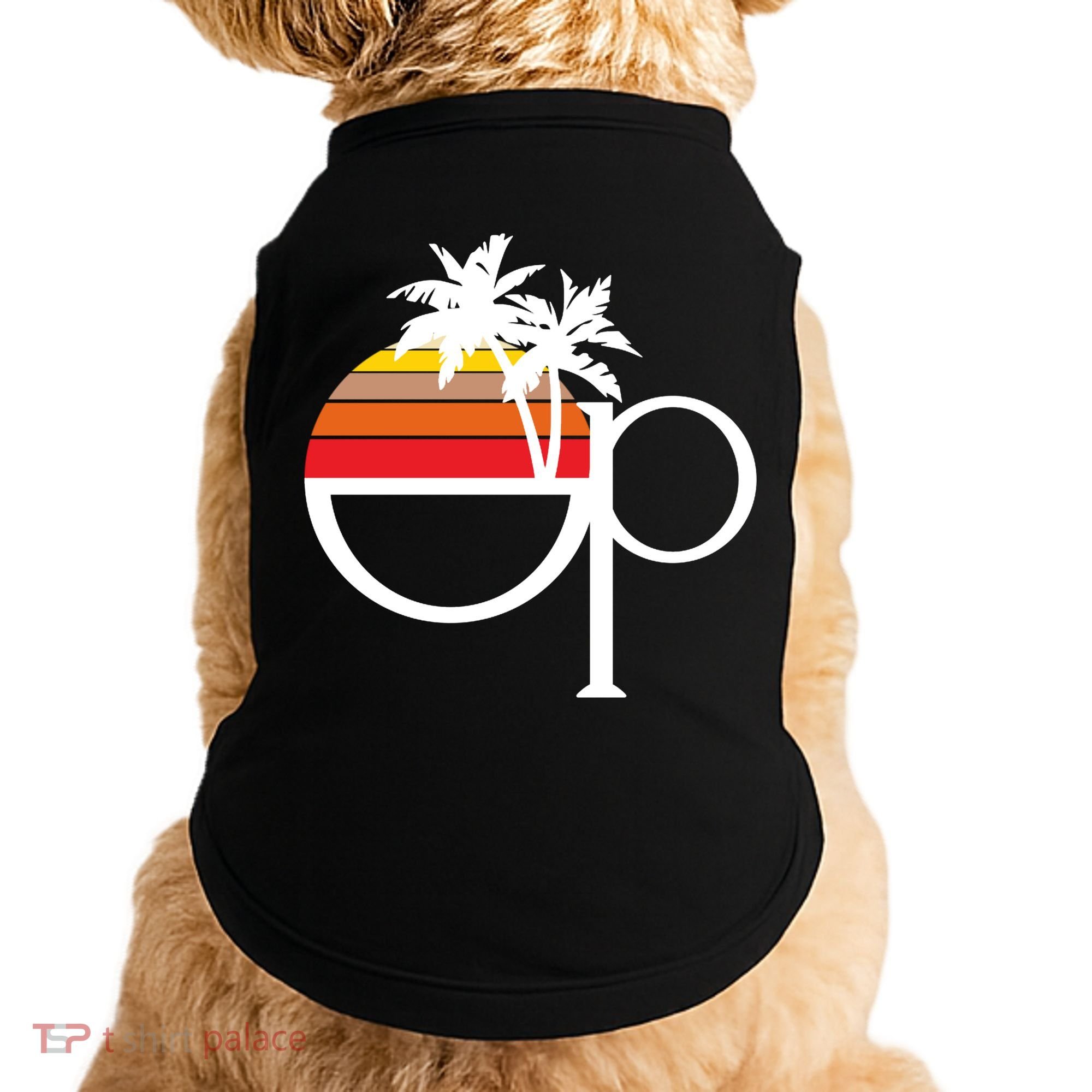 Ocean Pacific 80s Retro Sunset Doggie Tank