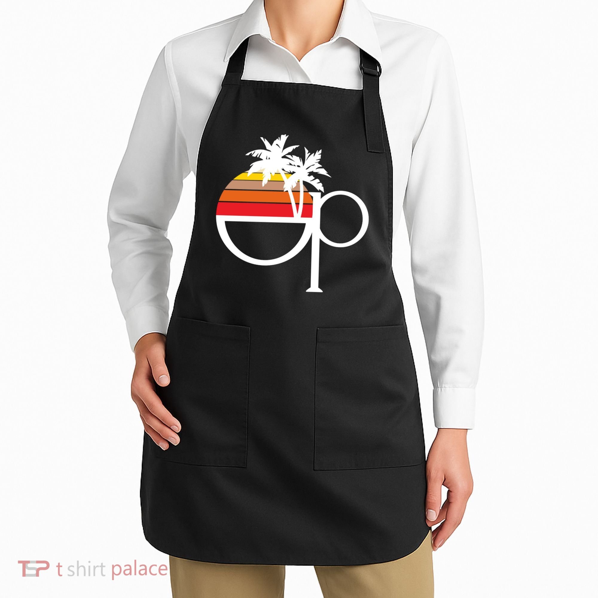 Ocean Pacific 80s Retro Sunset Apron