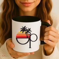 Ocean Pacific 80s Retro Sunset Coffee Mug thumb 3