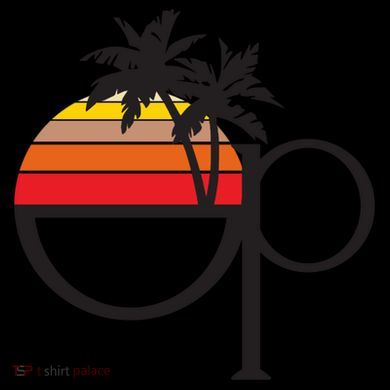 Ocean Pacific 80s Retro Sunset Coffee Mug