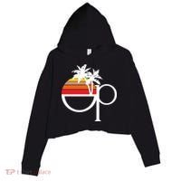 Ocean Pacific 80s Retro Sunset Crop Fleece Hoodie thumb 0