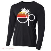 Ocean Pacific 80s Retro Sunset Cooling Performance Long Sleeve Crew thumb 0
