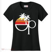 Ocean Pacific 80s Retro Sunset Women's Cooling Performance Crew T-Shirt thumb 0