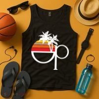 Ocean Pacific 80s Retro Sunset Tank Top thumb 4