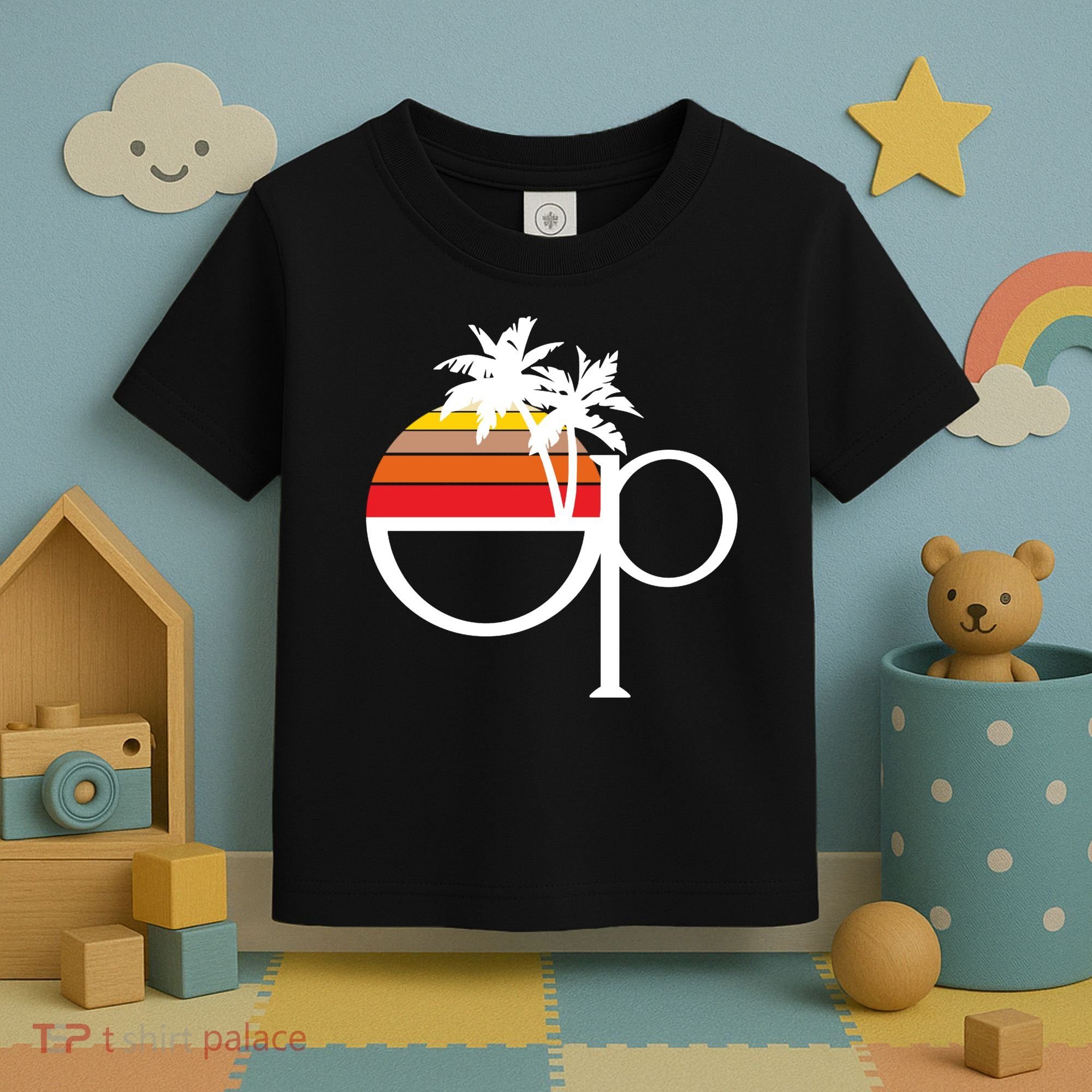 Ocean Pacific 80s Retro Sunset Toddler T-Shirt
