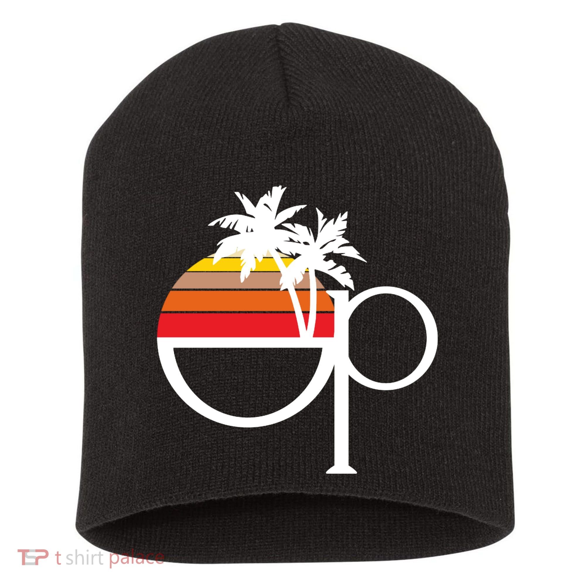 Ocean Pacific 80s Retro Sunset Short Acrylic Beanie