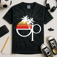 Ocean Pacific 80s Retro Sunset Kids Tie-Dye T-Shirt thumb 2