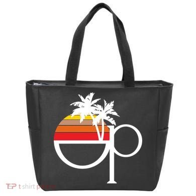 Ocean Pacific 80s Retro Sunset Tote Bag