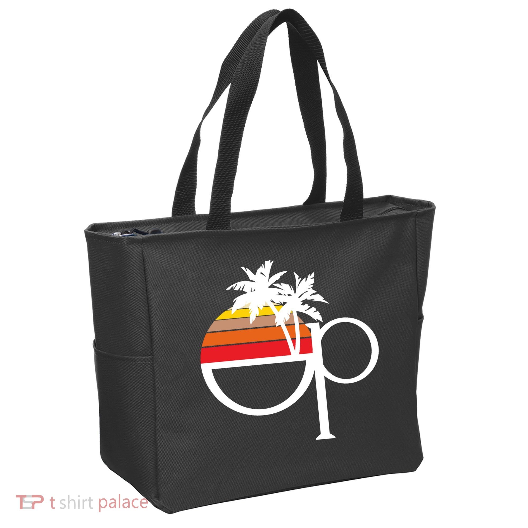 Ocean Pacific 80s Retro Sunset Tote Bag