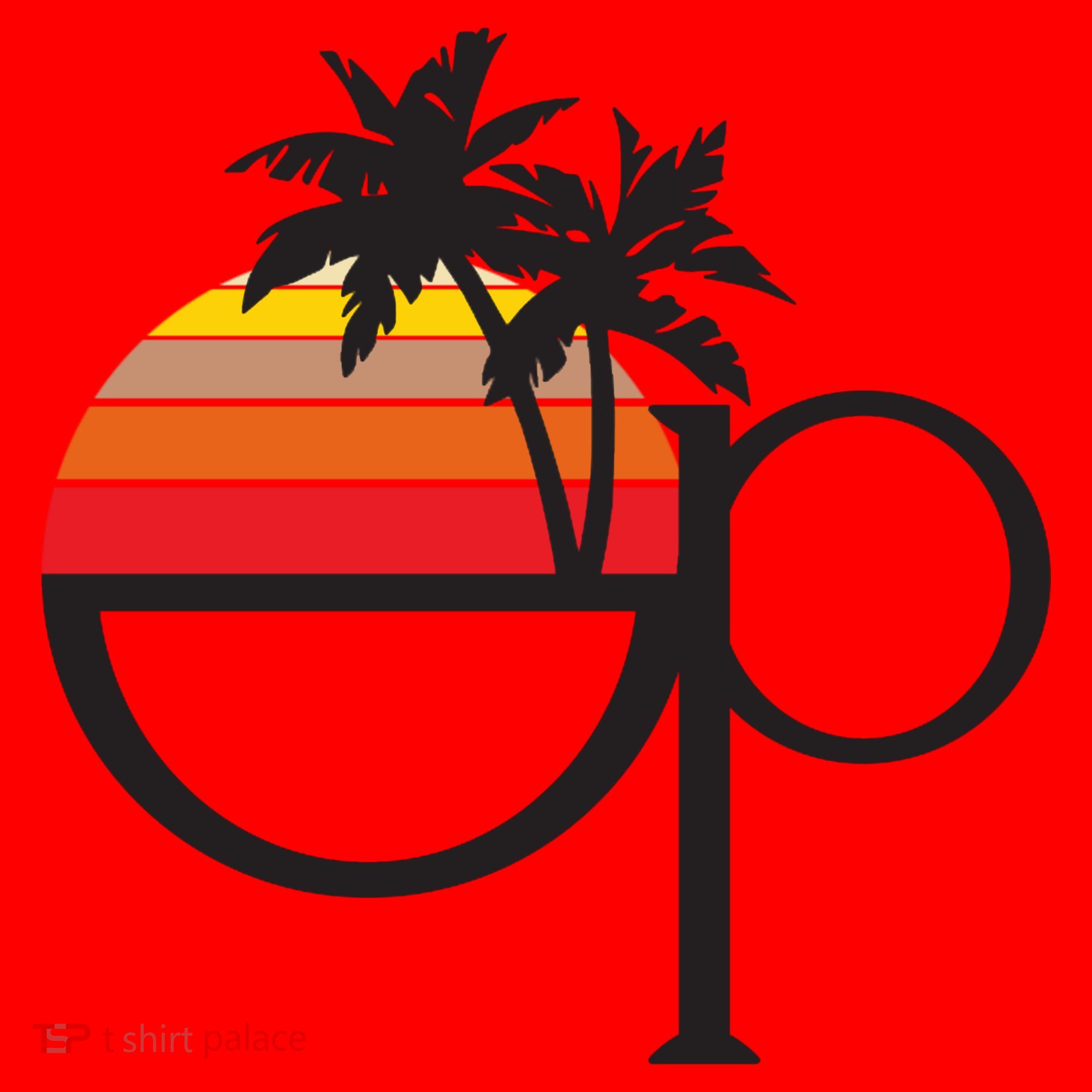 Ocean Pacific 80s Retro Sunset Santa Hat