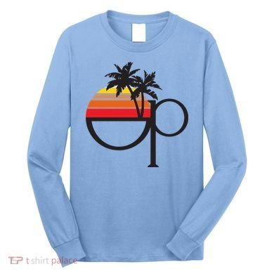 Ocean Pacific 80s Retro Sunset Long Sleeve Shirt