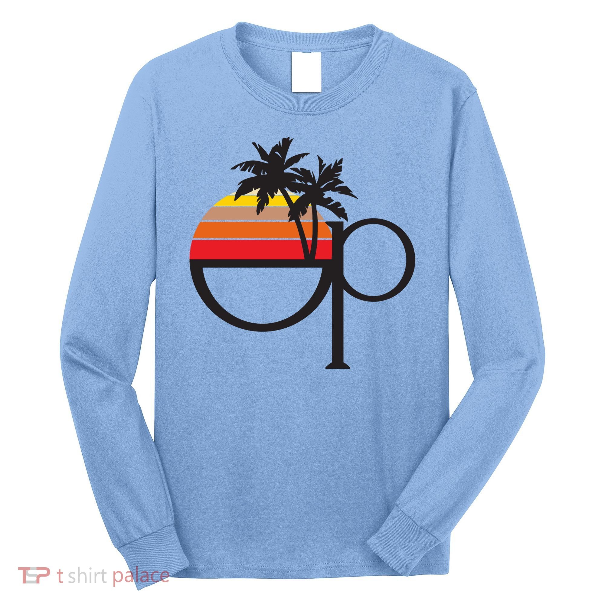 Ocean Pacific 80s Retro Sunset Long Sleeve Shirt