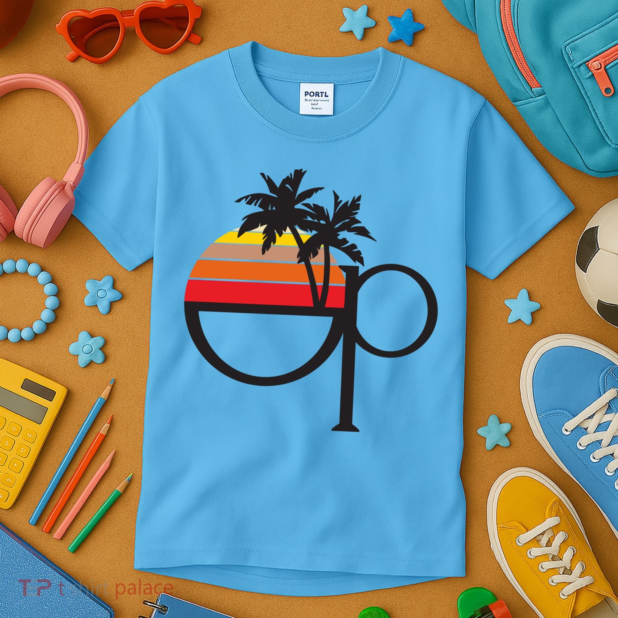 Ocean Pacific 80s Retro Sunset Kids T-Shirt
