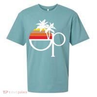 Ocean Pacific 80s Retro Sunset Sueded Cloud Jersey T-Shirt thumb 0