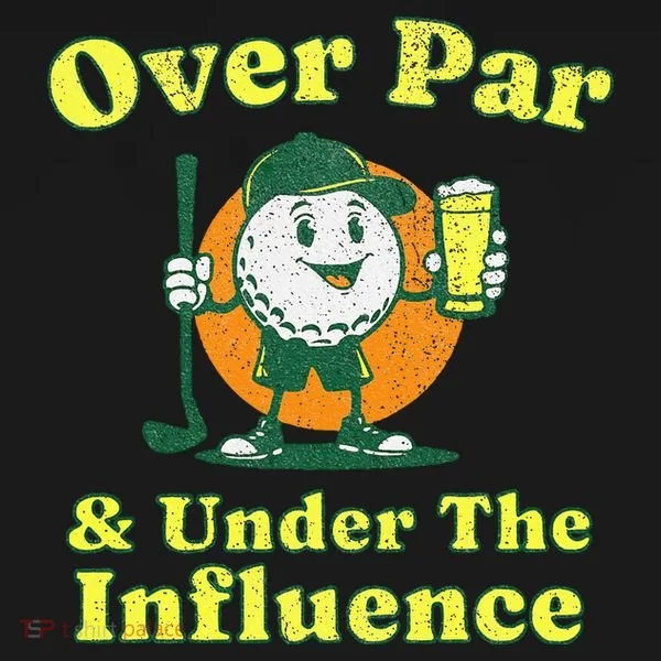 Over Par And Under The Influence Bucket Hat