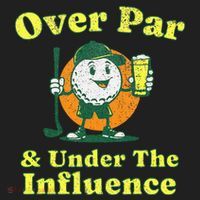 Over Par And Under The Influence Beanie thumb 2