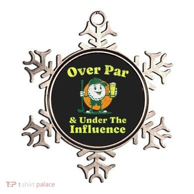 Over Par And Under The Influence Ornament