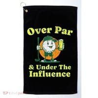 Over Par And Under The Influence Golf Towel thumb 0