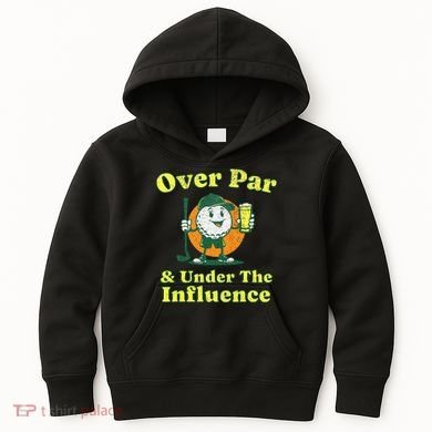 Over Par And Under The Influence Kids Hoodie