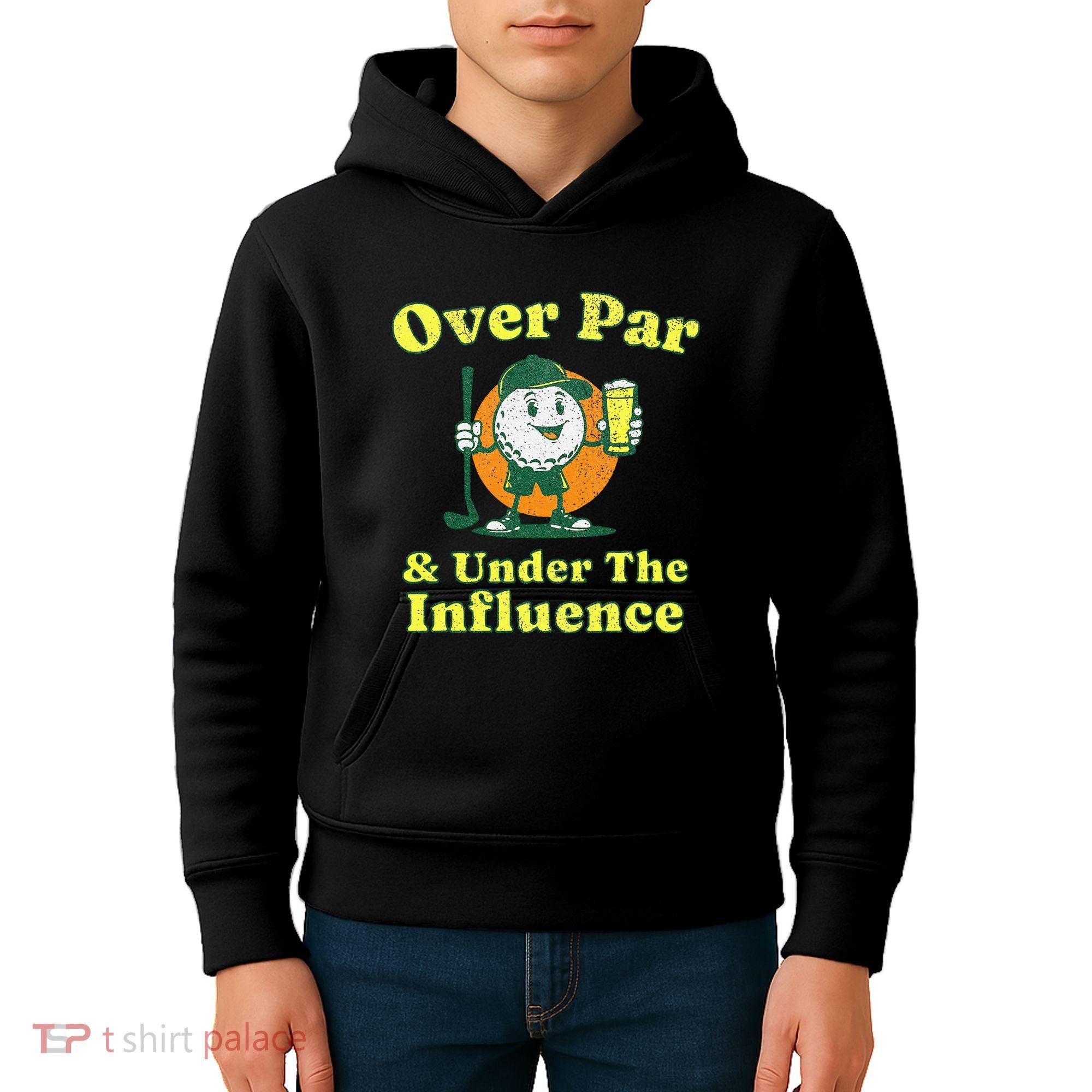 Over Par And Under The Influence Kids Hoodie