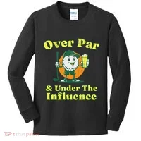 Over Par And Under The Influence Kids Long Sleeve Shirt thumb 0