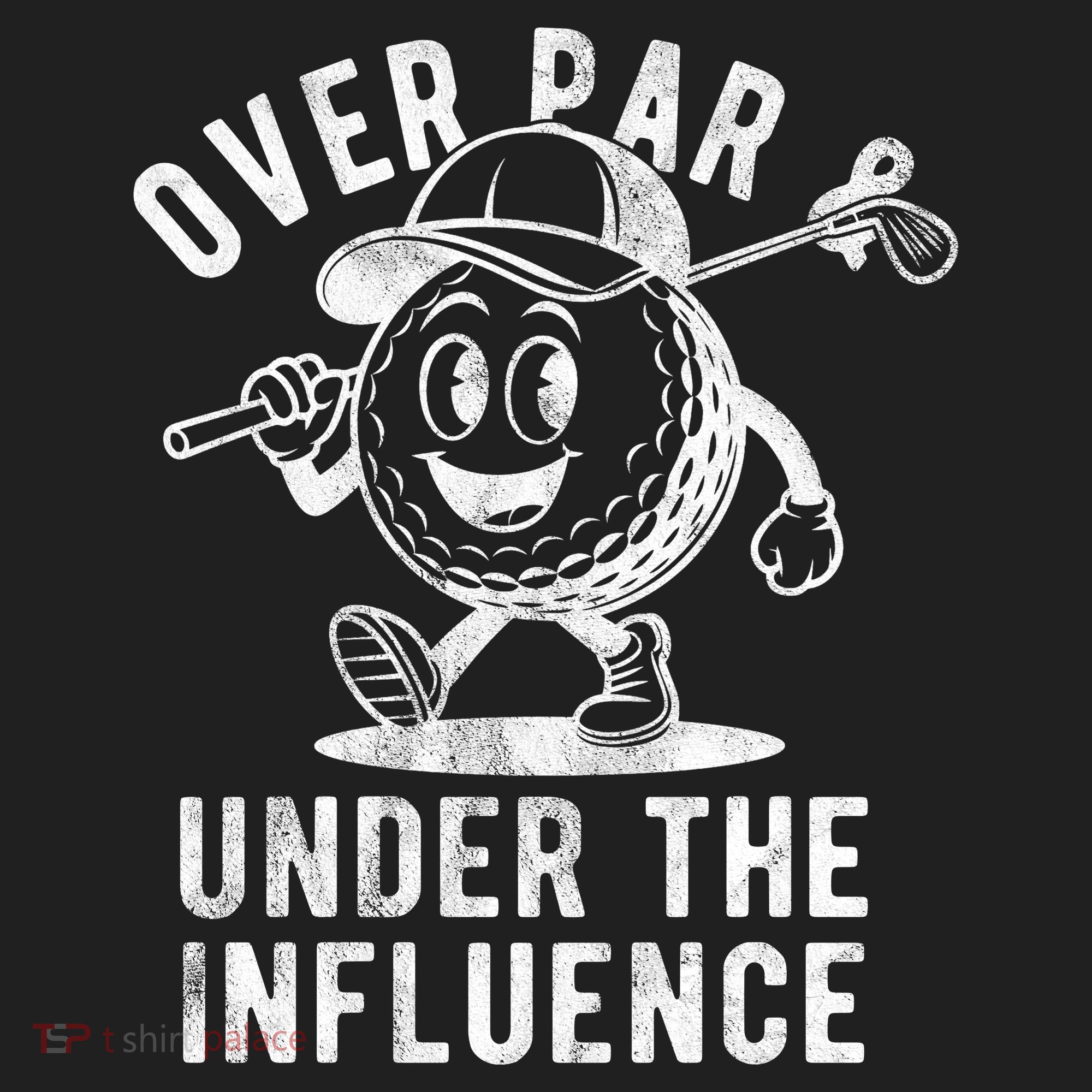 Over Par And Under The Influence Golfing Women's Sweatshirt