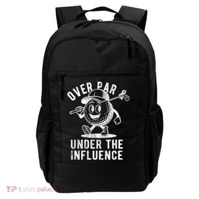 Over Par And Under The Influence Golfing Backpack