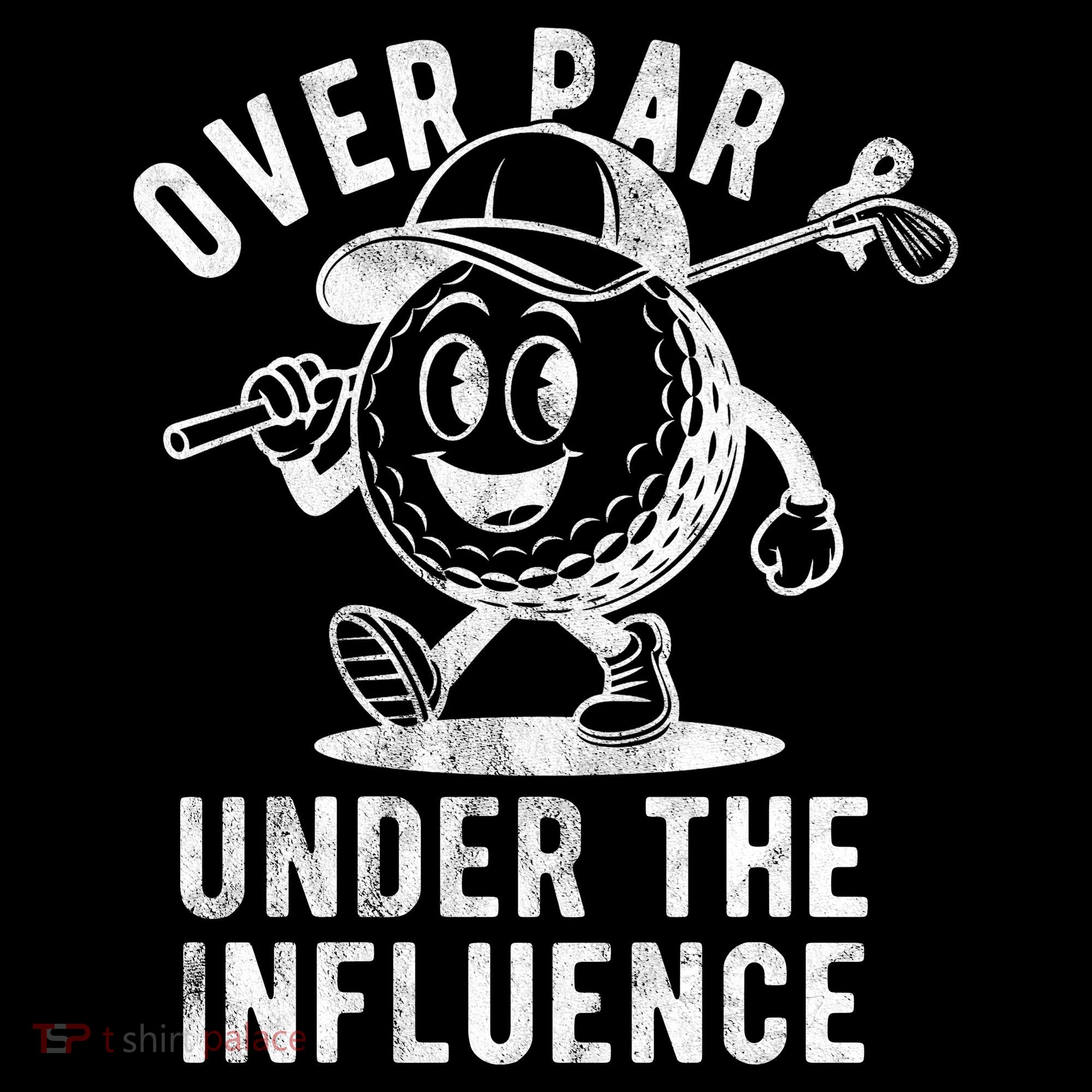 Over Par And Under The Influence Golfing Backpack