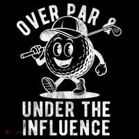 Over Par And Under The Influence Golfing Toddler Hoodie thumb 2