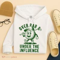 Over Par And Under The Influence Golfing Hoodie thumb 4
